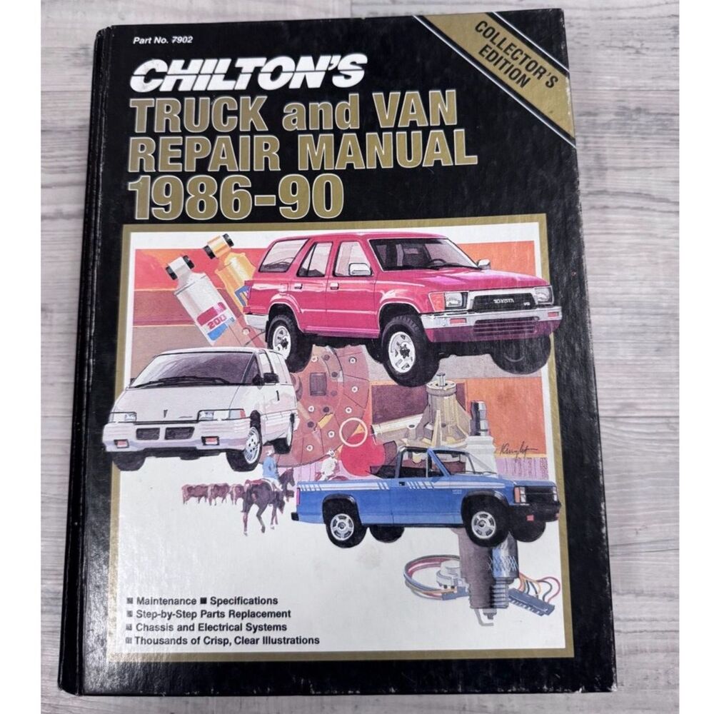 VTG‎ Chilton's Truck Van Repair Manual 1986-90 Collector's Edition Part No. 7902